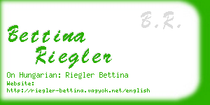 bettina riegler business card